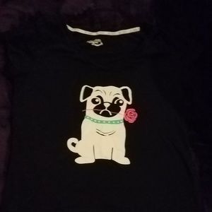Dog graphic tee shirt
